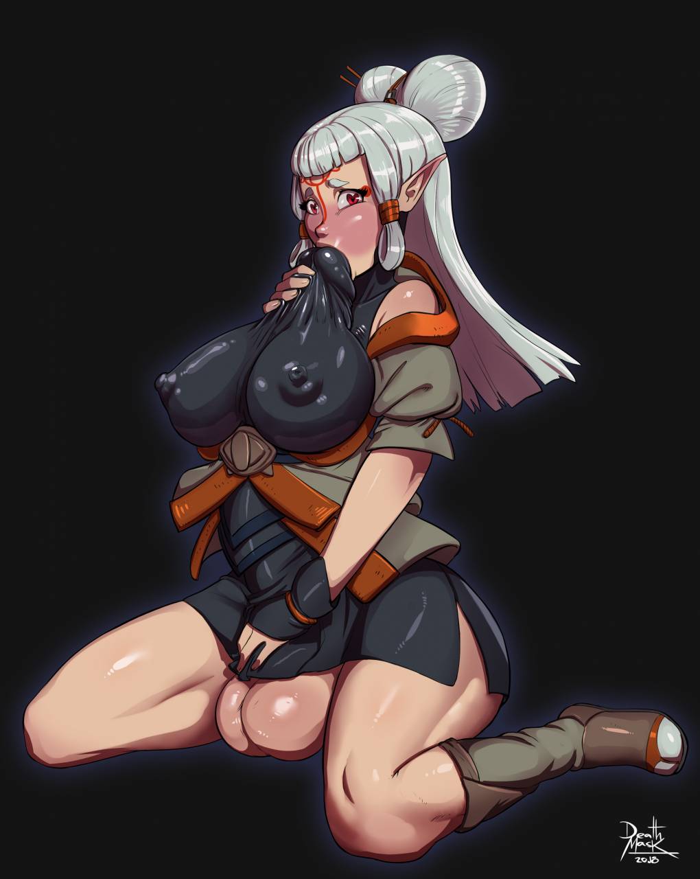 Futa pinup paya (the legend of zelda)+sheikah FutaCock.com