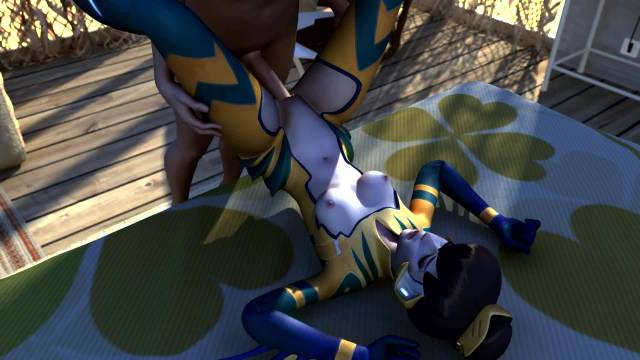 d.va (overwatch)+kusanagi motoko