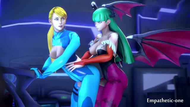 morrigan aensland+samus aran