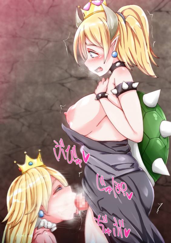 bowsette+princess peach