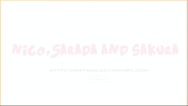 nico robin+sakura haruno+sarada uchiha