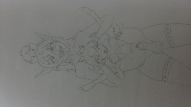 bowsette+princess peach