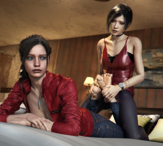 ada wong+claire redfield