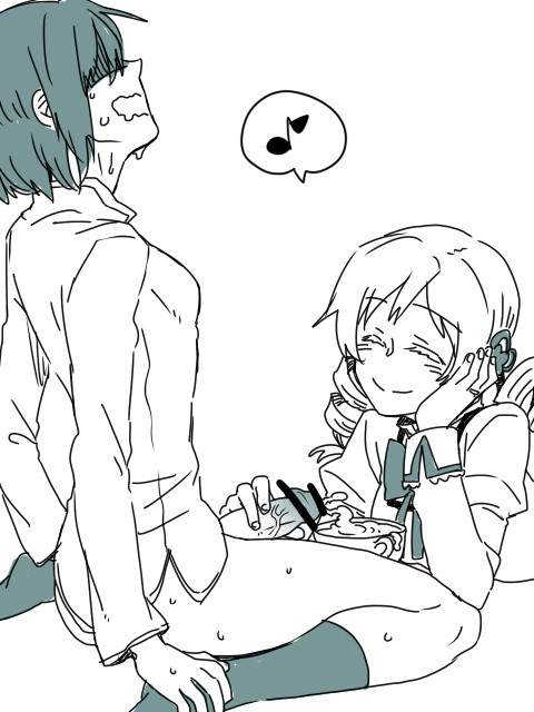 miki sayaka+tomoe mami