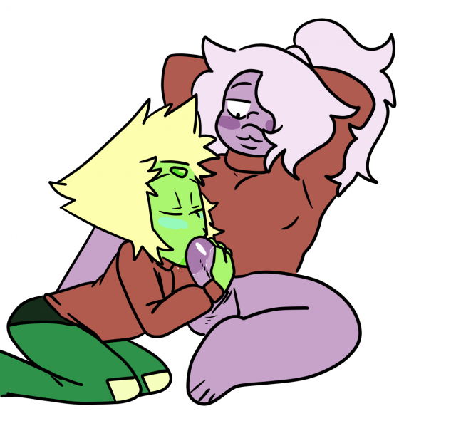 amethyst (steven universe)+peridot (steven universe)