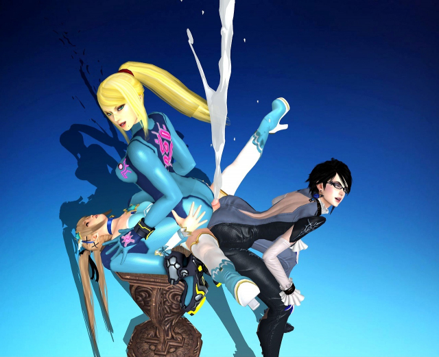 bayonetta (character)+marie rose+samus aran