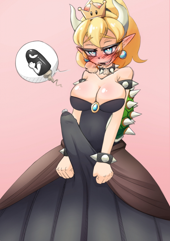 bowsette+bullet bill