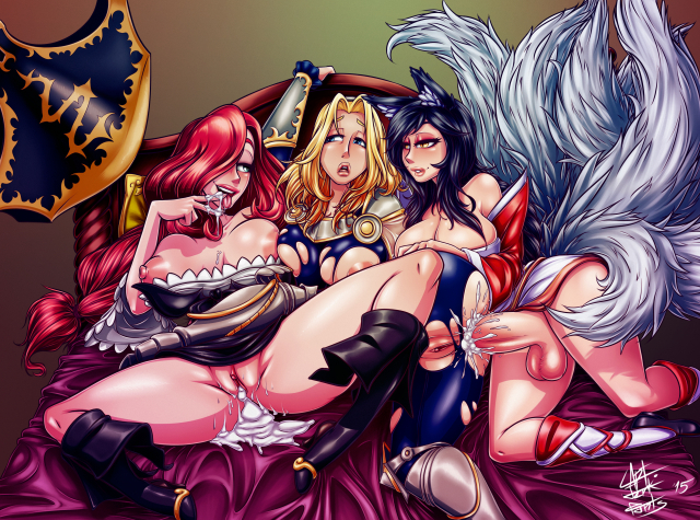 ahri+luxanna crownguard+miss fortune