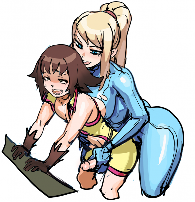 nicole (onomeshin)+samus aran